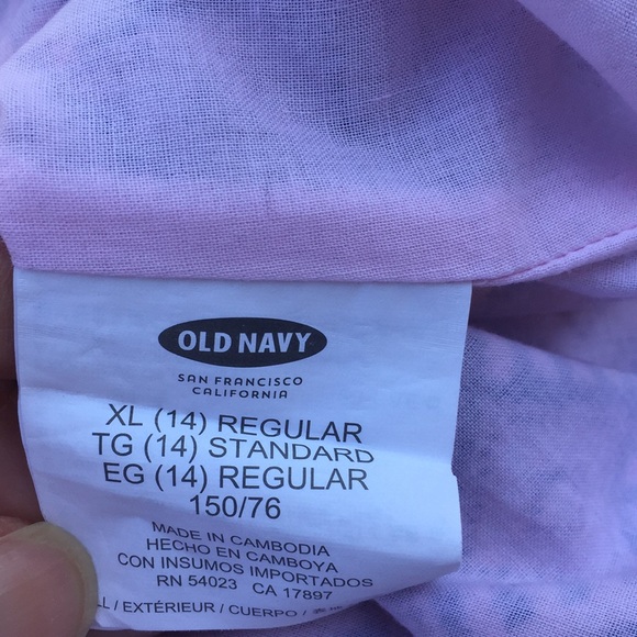{Old Navy} Girls 14 Pink/Blue Sun Dress - Picture 5 of 7